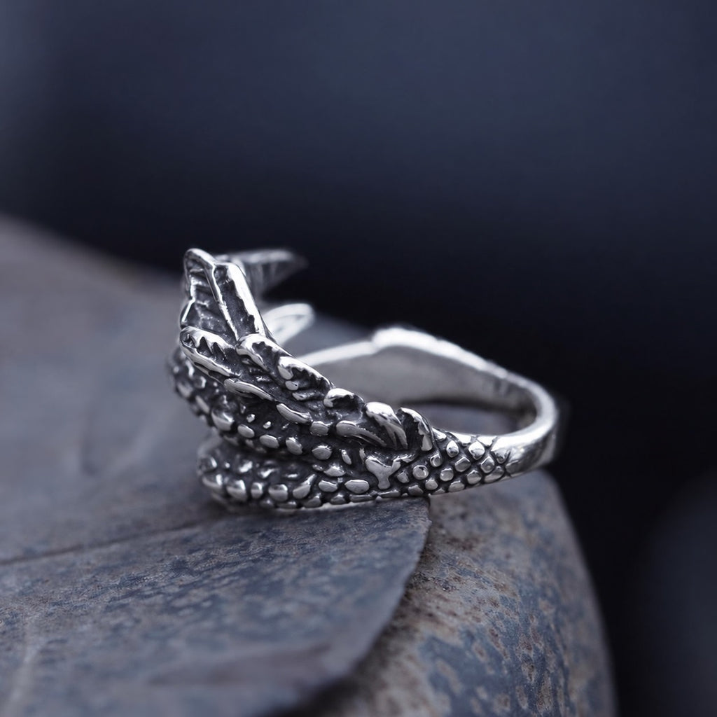 Dragon Claw Ring in Stainless Steel