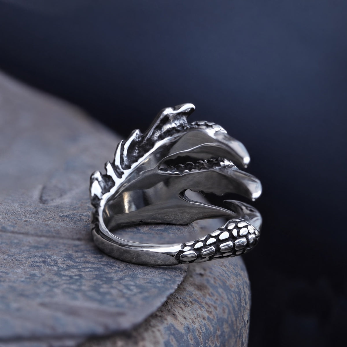 Dragon Claw Ring in Stainless Steel