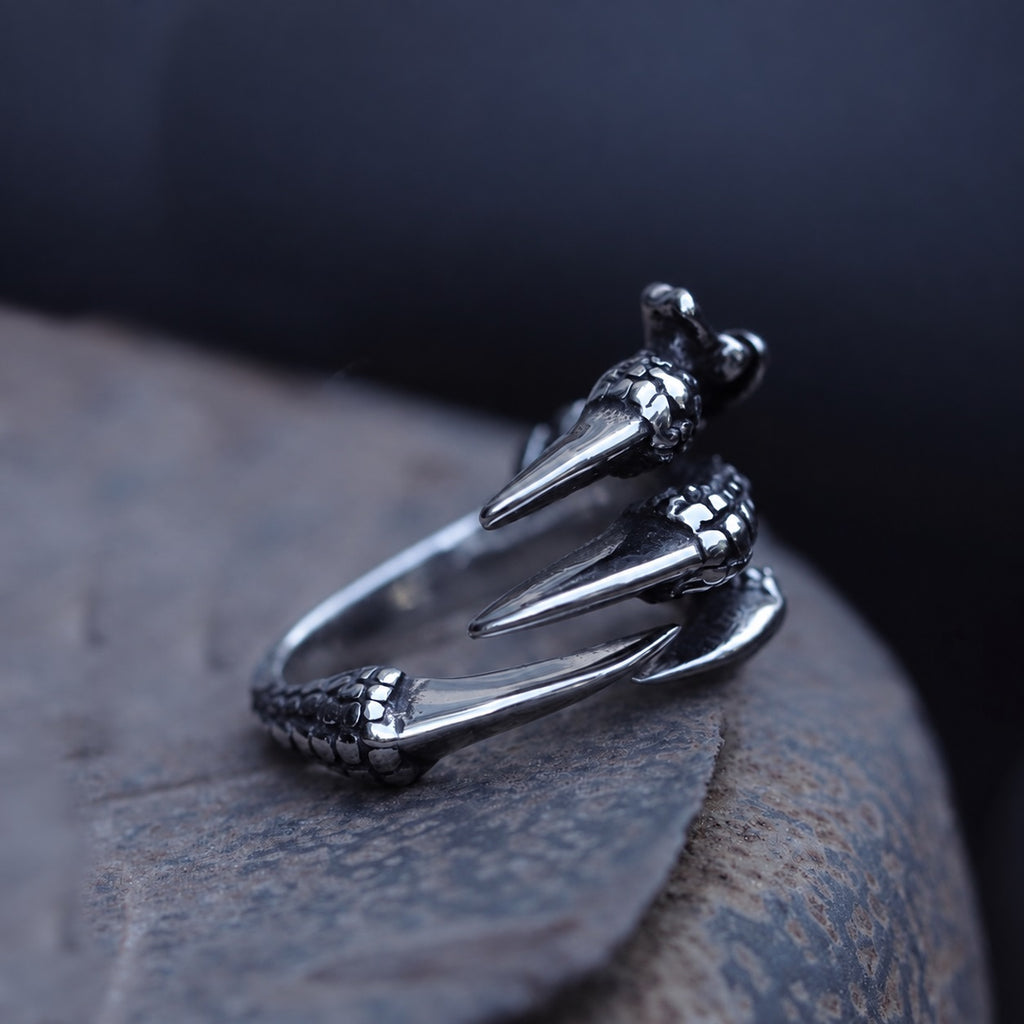 Dragon Claw Ring in Stainless Steel