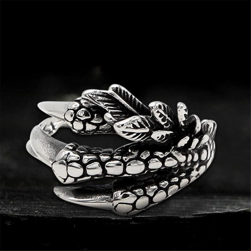 Dragon Claw Ring in Stainless Steel