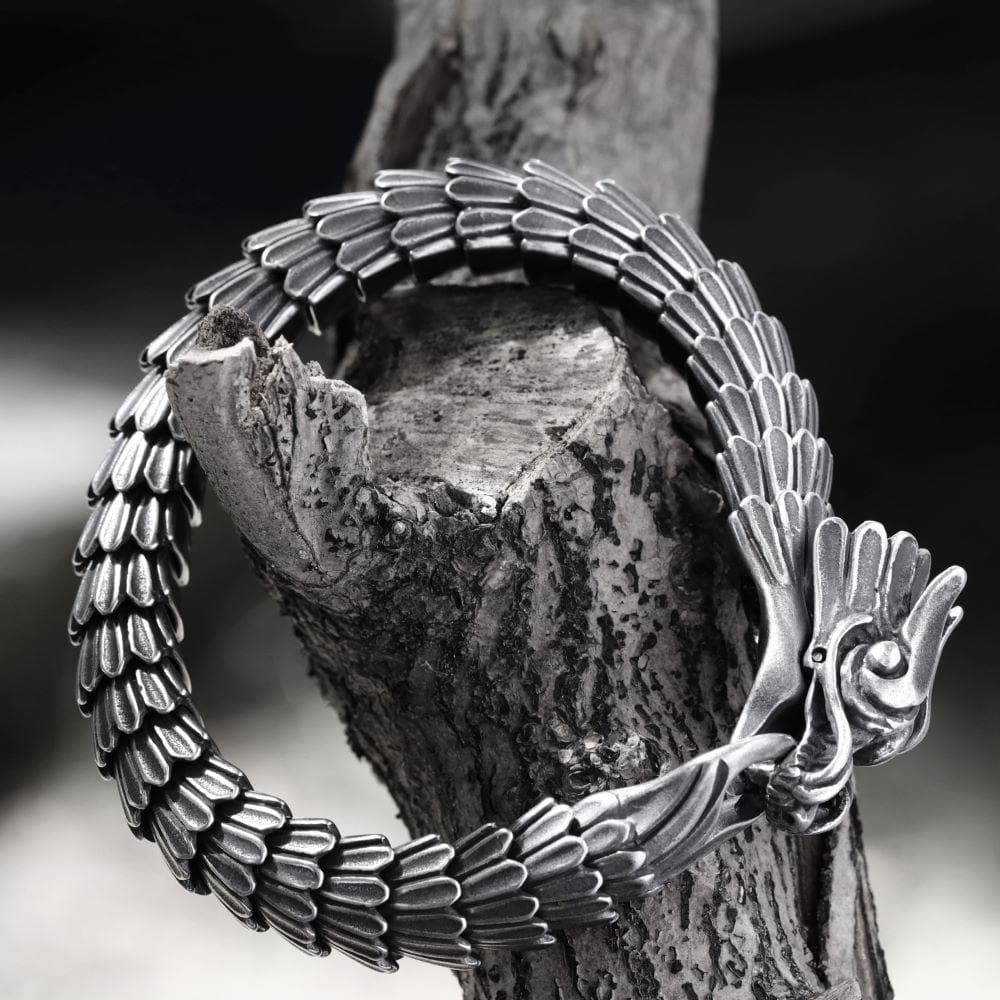 Dragon Scale Bracelet in Stainless Steel
