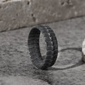 Dragon Spine Ring in Stainless Steel