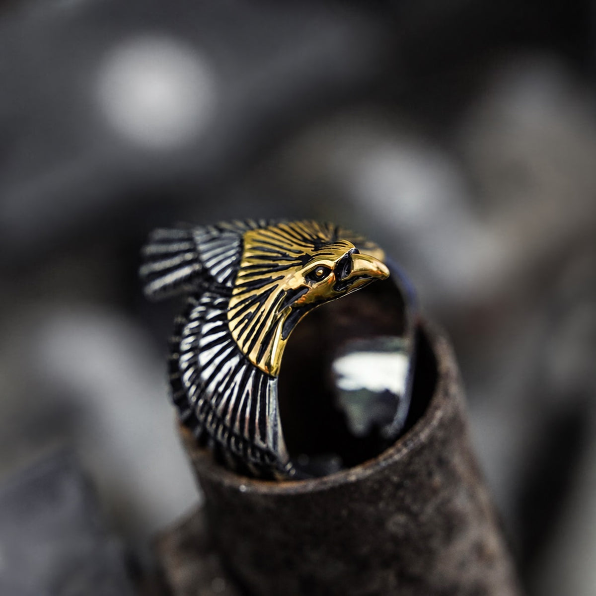 Eagle Beast Ring in Stainless Steel