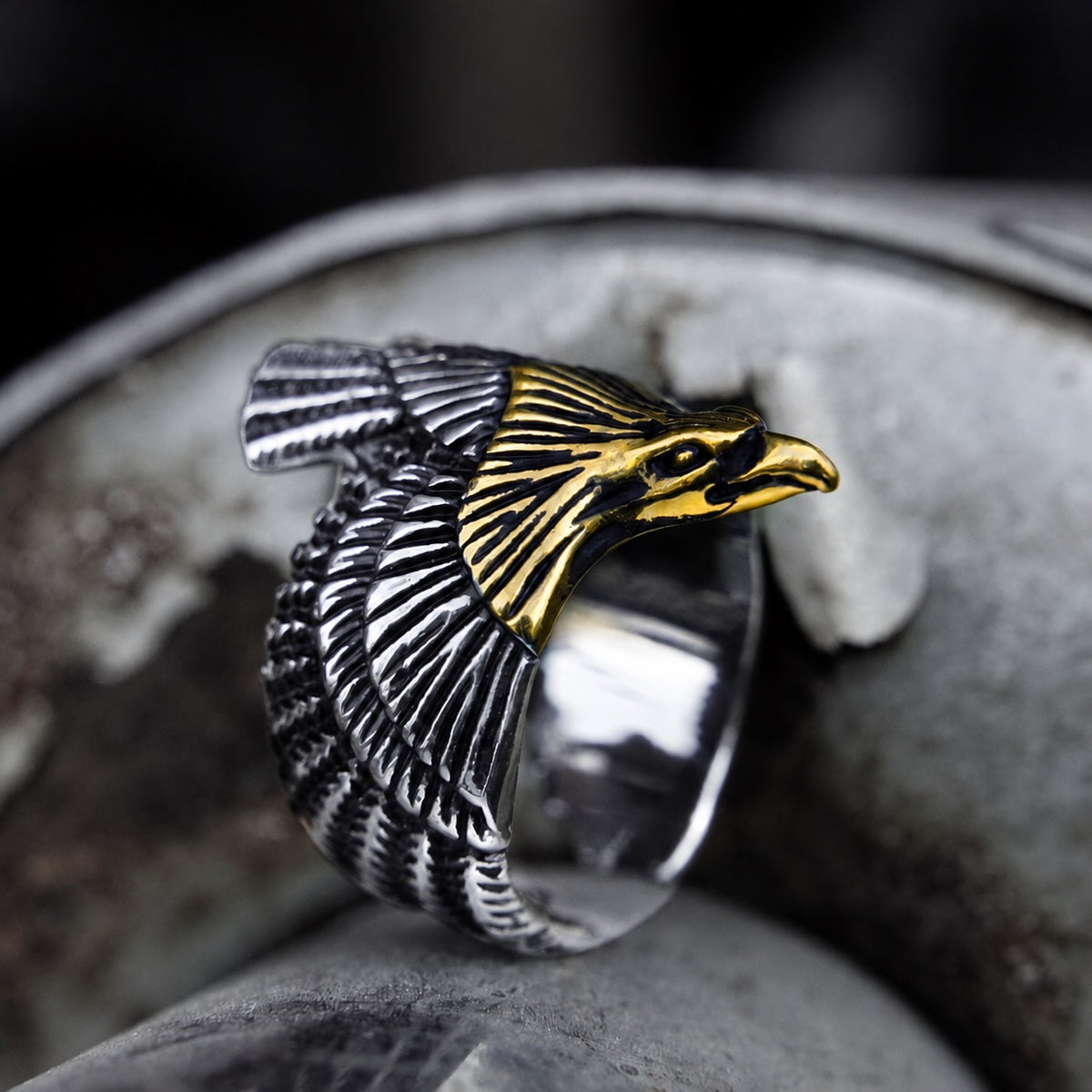 Eagle Beast Ring in Stainless Steel