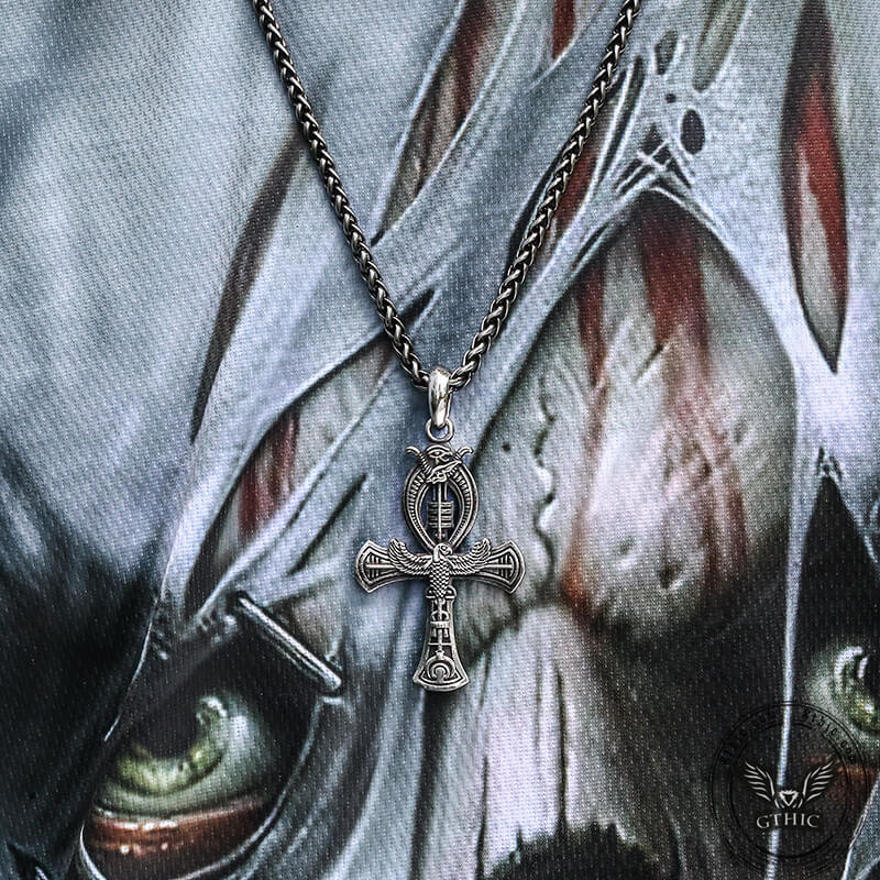 Egyptian Ankh Pendant in Stainless Steel