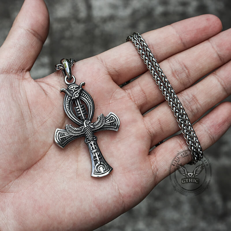Egyptian Ankh Pendant in Stainless Steel