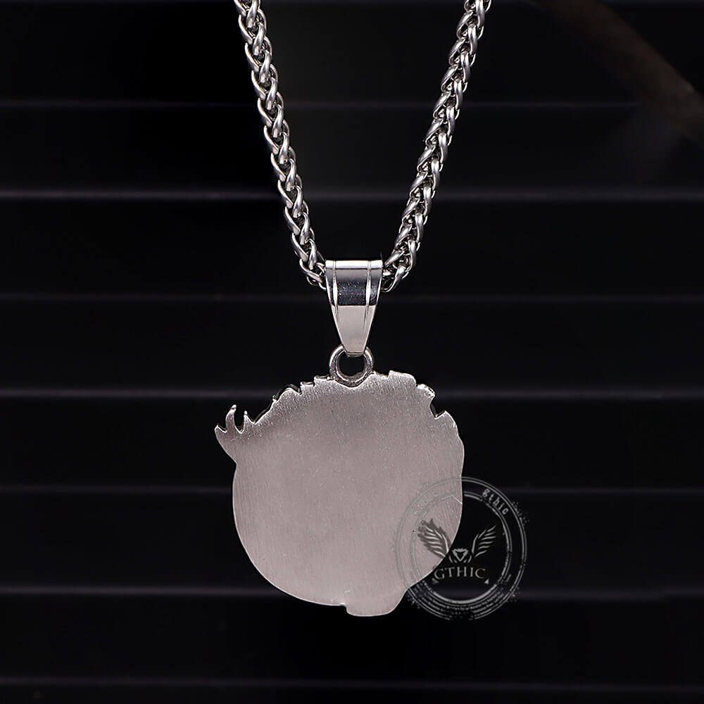 Elk Forest Pendant in Stainless Steel