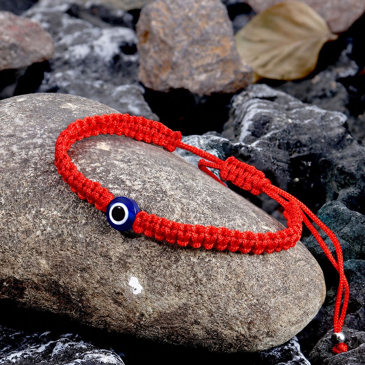 Evil Eye Braided Adjustable Bracelet