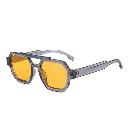 Fashion Large Frame Polarized UV Protection PC Sunglasses