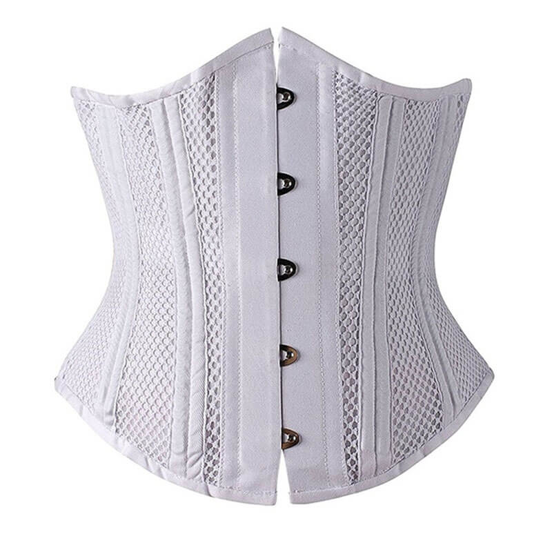 Fashion Mesh Lace-Up Court Corset