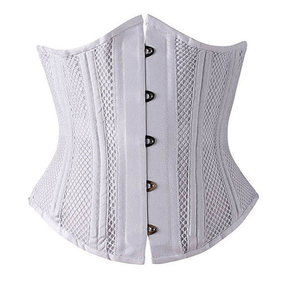 Fashion Mesh Lace-Up Court Corset