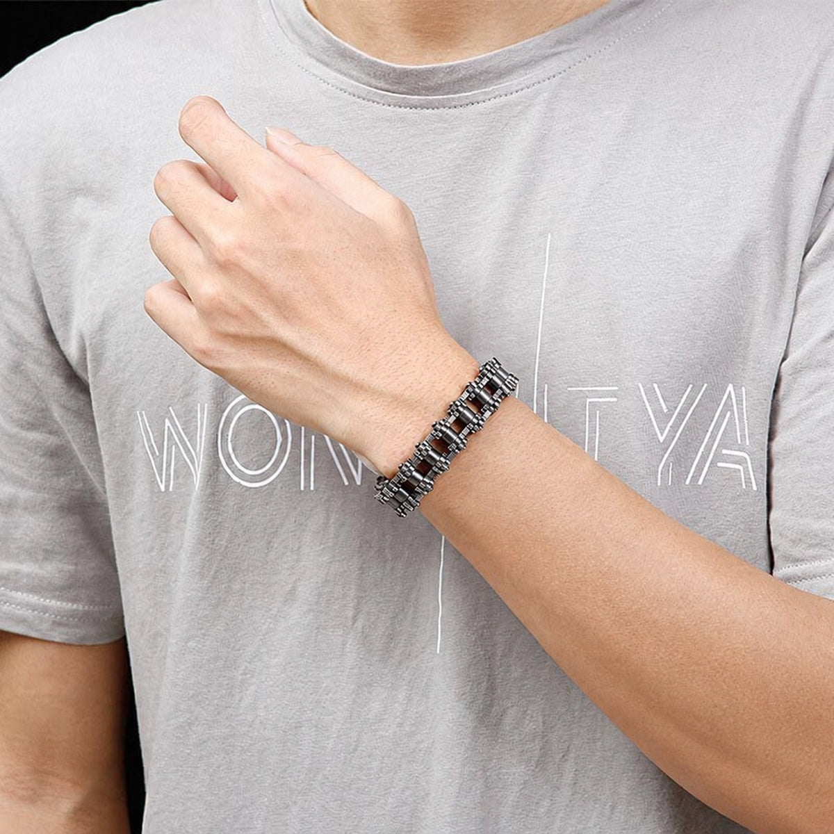 Fashion Motorcycle Chain Bracelet