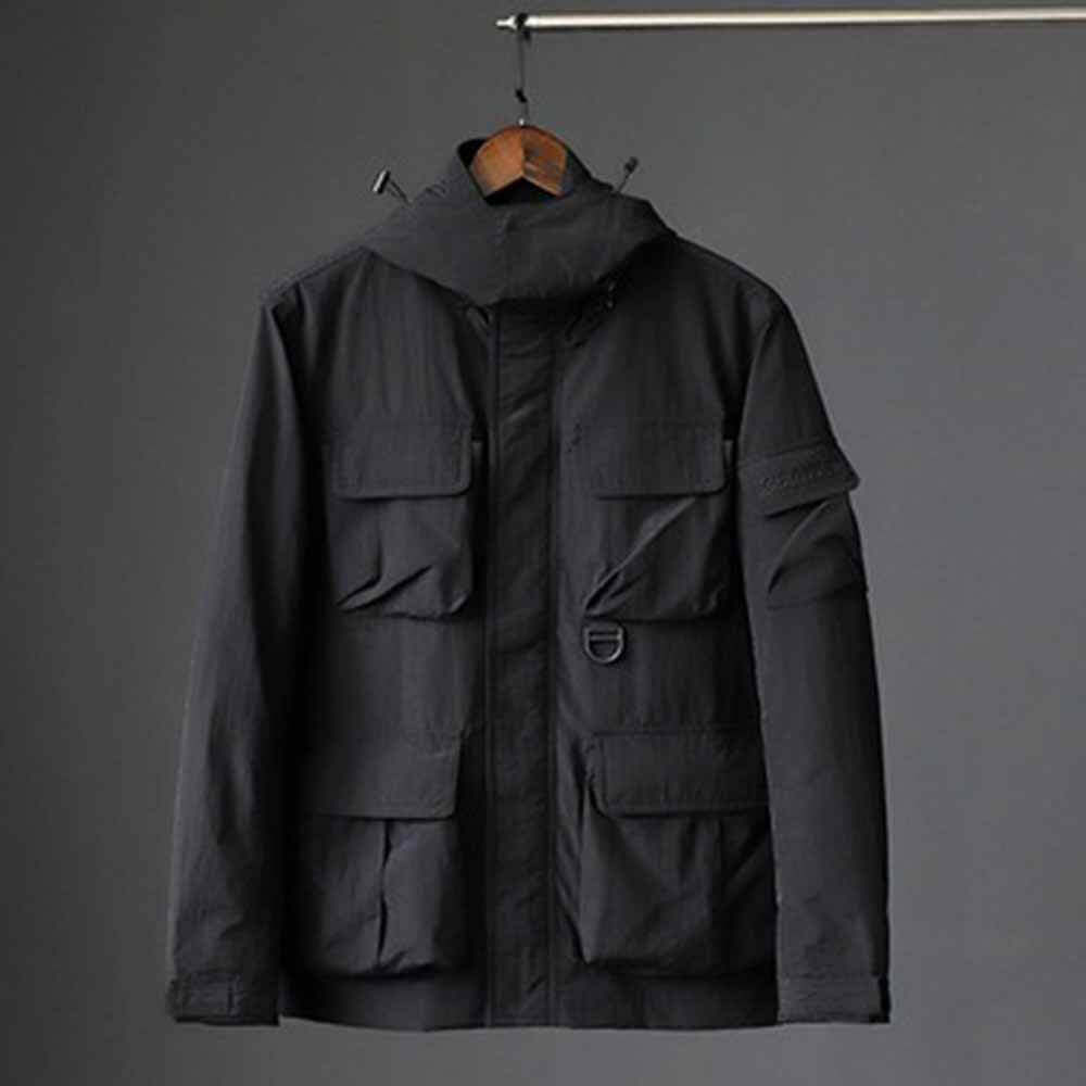 Multi-Pocket Wear-Resistant Windproof Waterproof Work Jacket