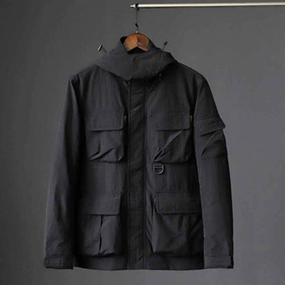 Multi-Pocket Wear-Resistant Windproof Waterproof Work Jacket
