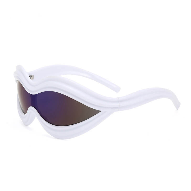 Fashion One-Piece UV Protection PC Sunglasses
