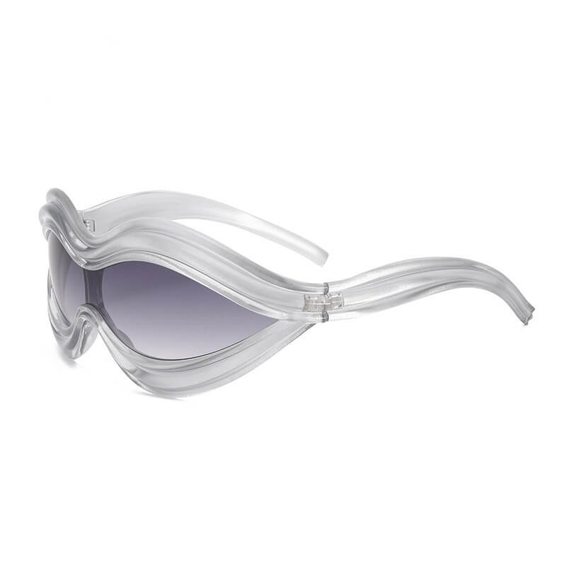 Fashion One-Piece UV Protection PC Sunglasses