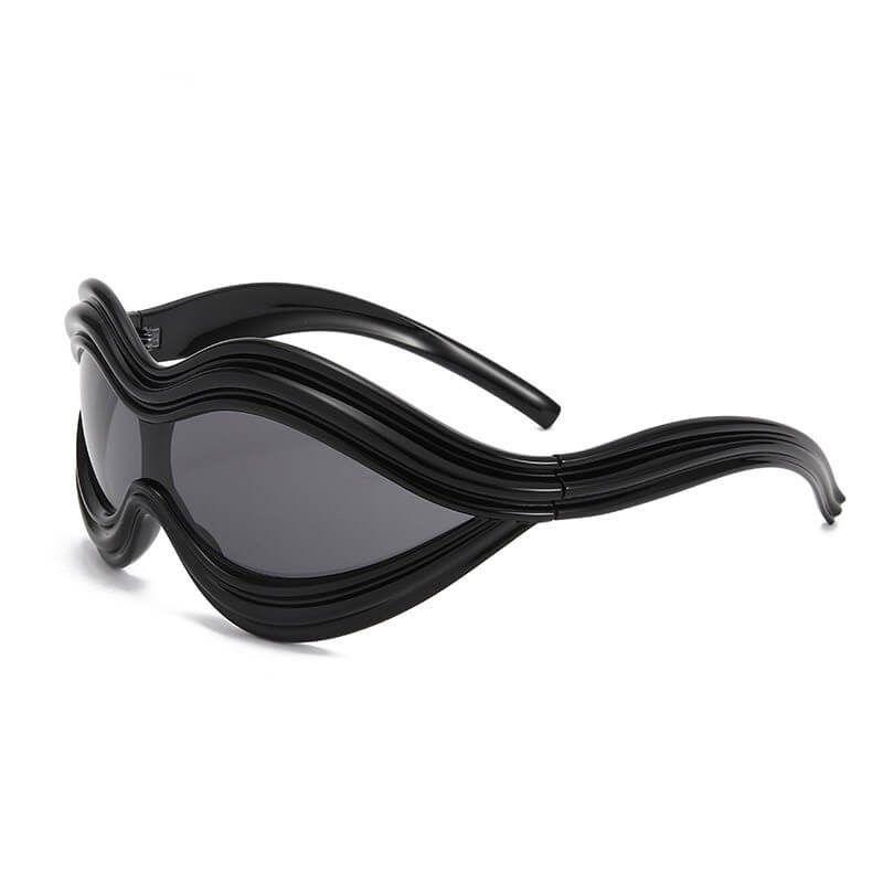 Fashion One-Piece UV Protection PC Sunglasses