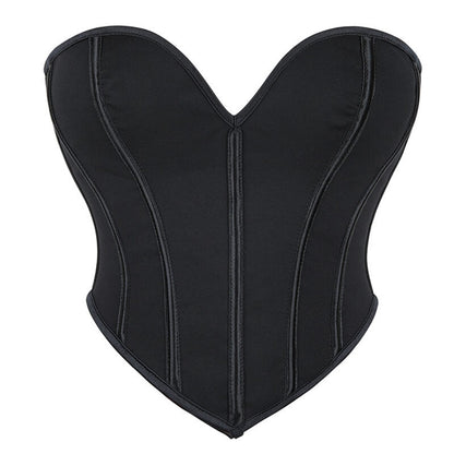 Fashion Strapless Heart Shaped Crop Corset