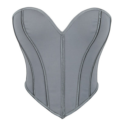 Fashion Strapless Heart Shaped Crop Corset