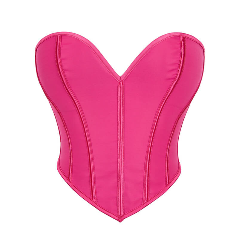 Fashion Strapless Heart Shaped Crop Corset