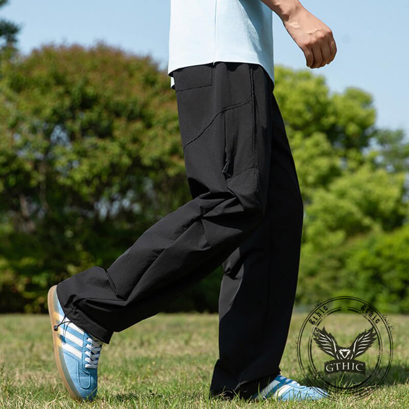 Fashion Thin Quick-Drying Outdoor Sports Straight Pants
