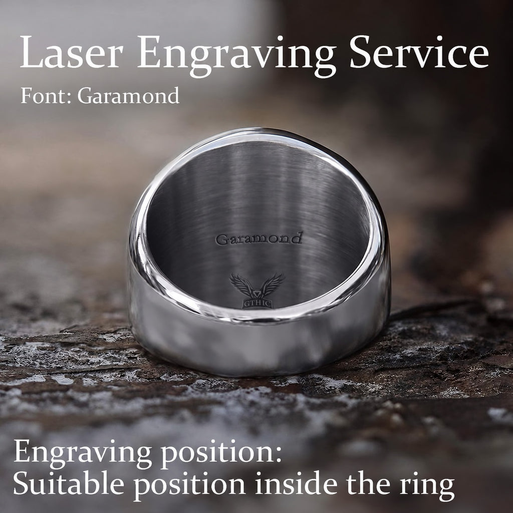 Fenrir Wolf Amulet Signet Viking Ring