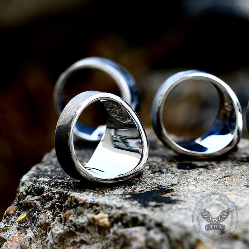 Fierce Wolf Ring in Stainless Steel