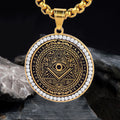 Freemason All-seeing Eye Pendant in Stainless Steel