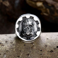 Gear Helmet Stainless Steel Skull Ring