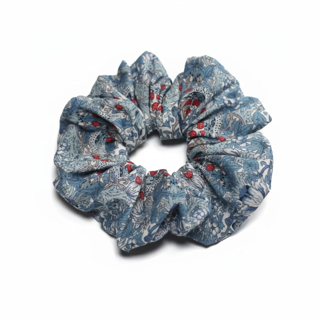 The 'Ocean' Floral Scrunchie