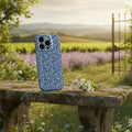 Blue Floral Sketch iPhone Case - Garden Story