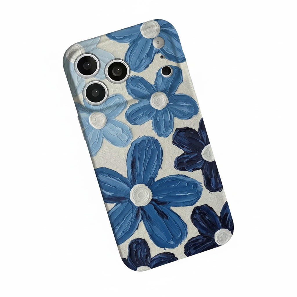 Vintage Blue Wildflower iPhone Case - Prairie Garden