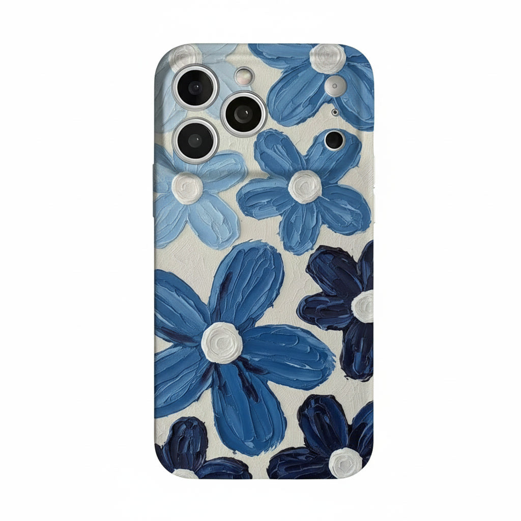 Vintage Blue Wildflower iPhone Case - Prairie Garden