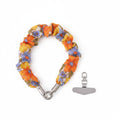 Sunset Flora- Floral Scrunchie Phone Wristlet Lanyard