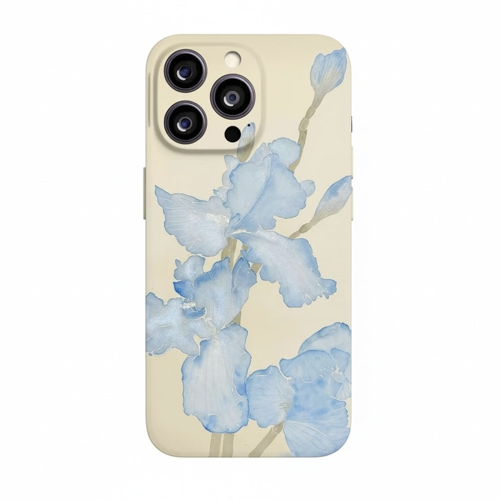 Navy Blue Ditsy Floral iPhone Case - Film Shell
