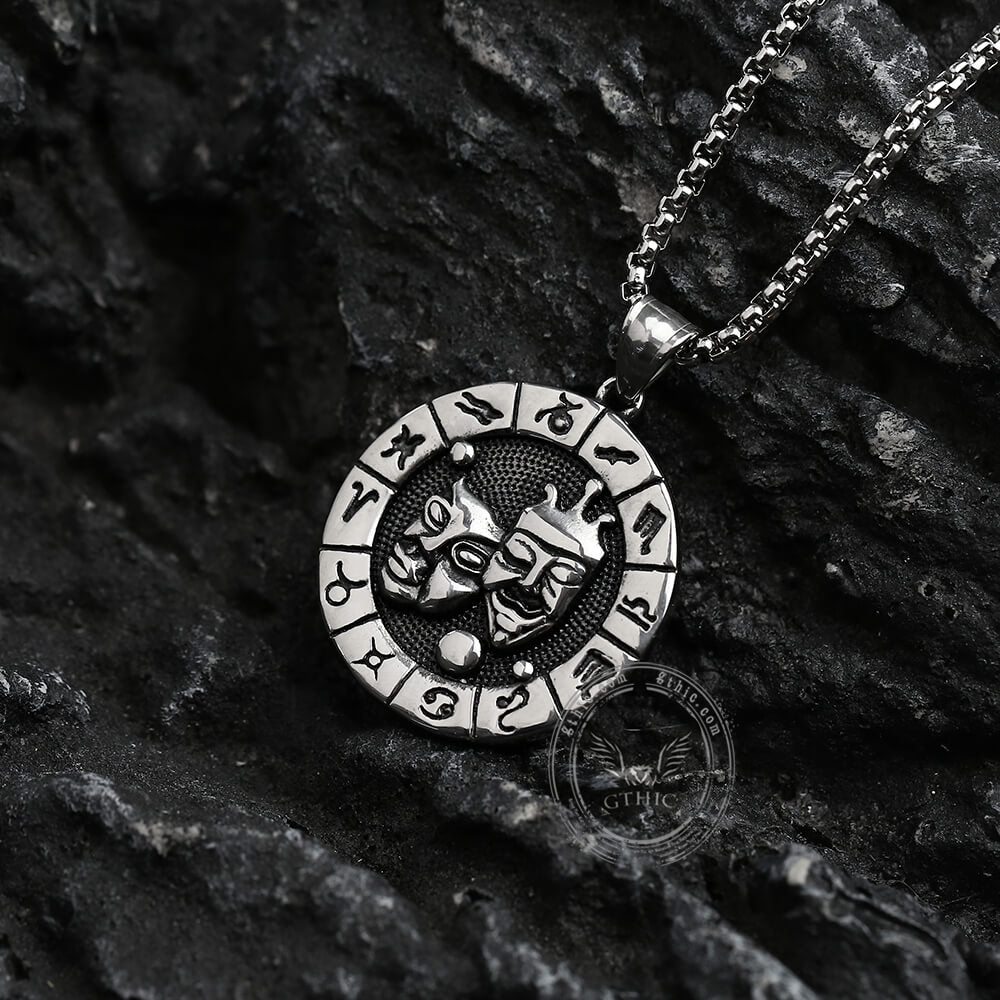 Gemini Pendant in Stainless Steel