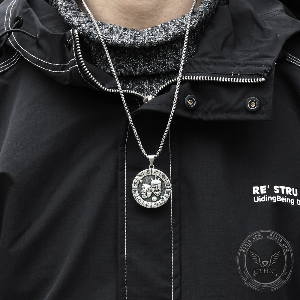 Gemini Pendant in Stainless Steel