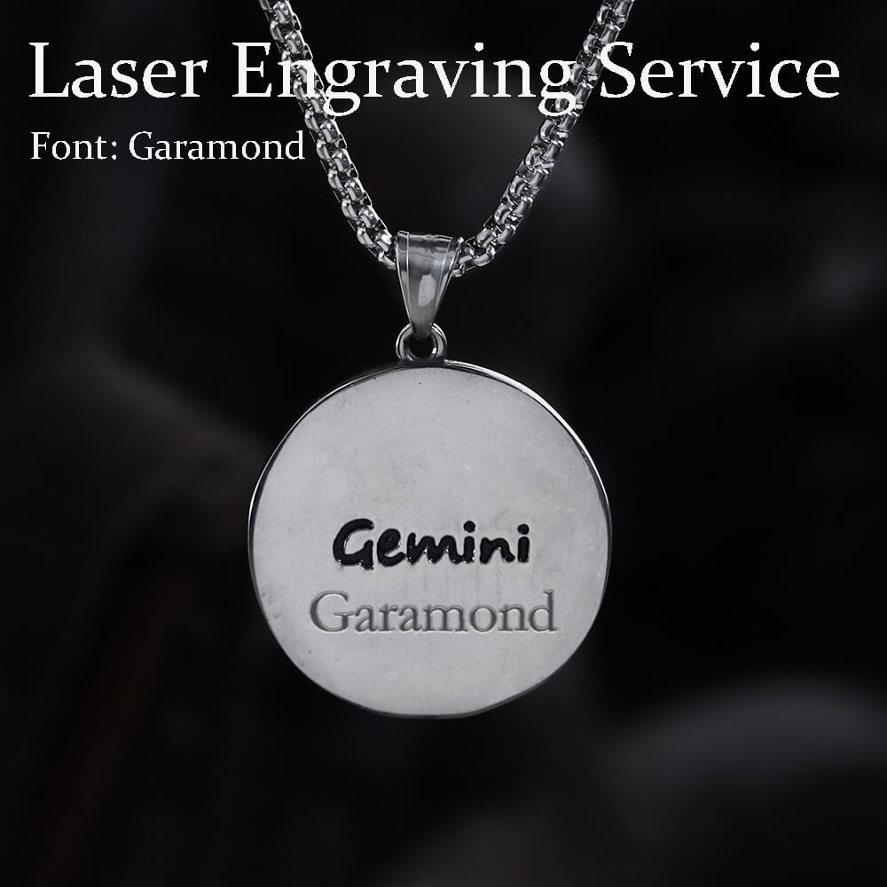 Gemini Pendant in Stainless Steel