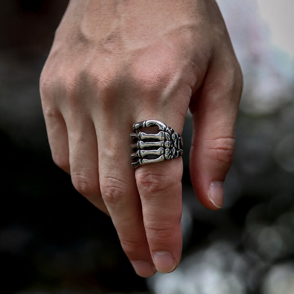 Ghost Claw Ring in Stainless Steel