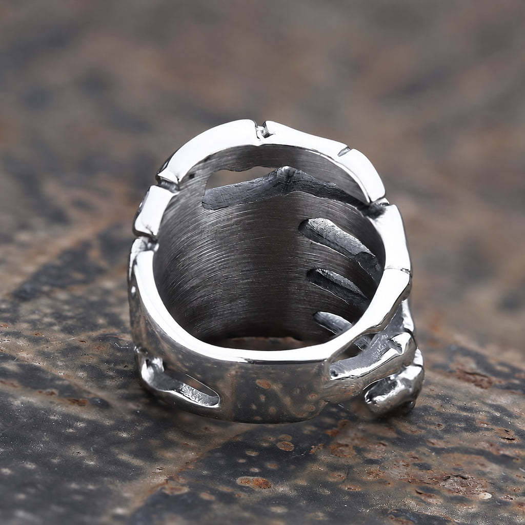 Ghost Claw Ring in Stainless Steel