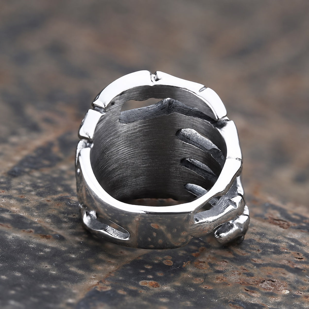 Ghost Claw Ring in Stainless Steel