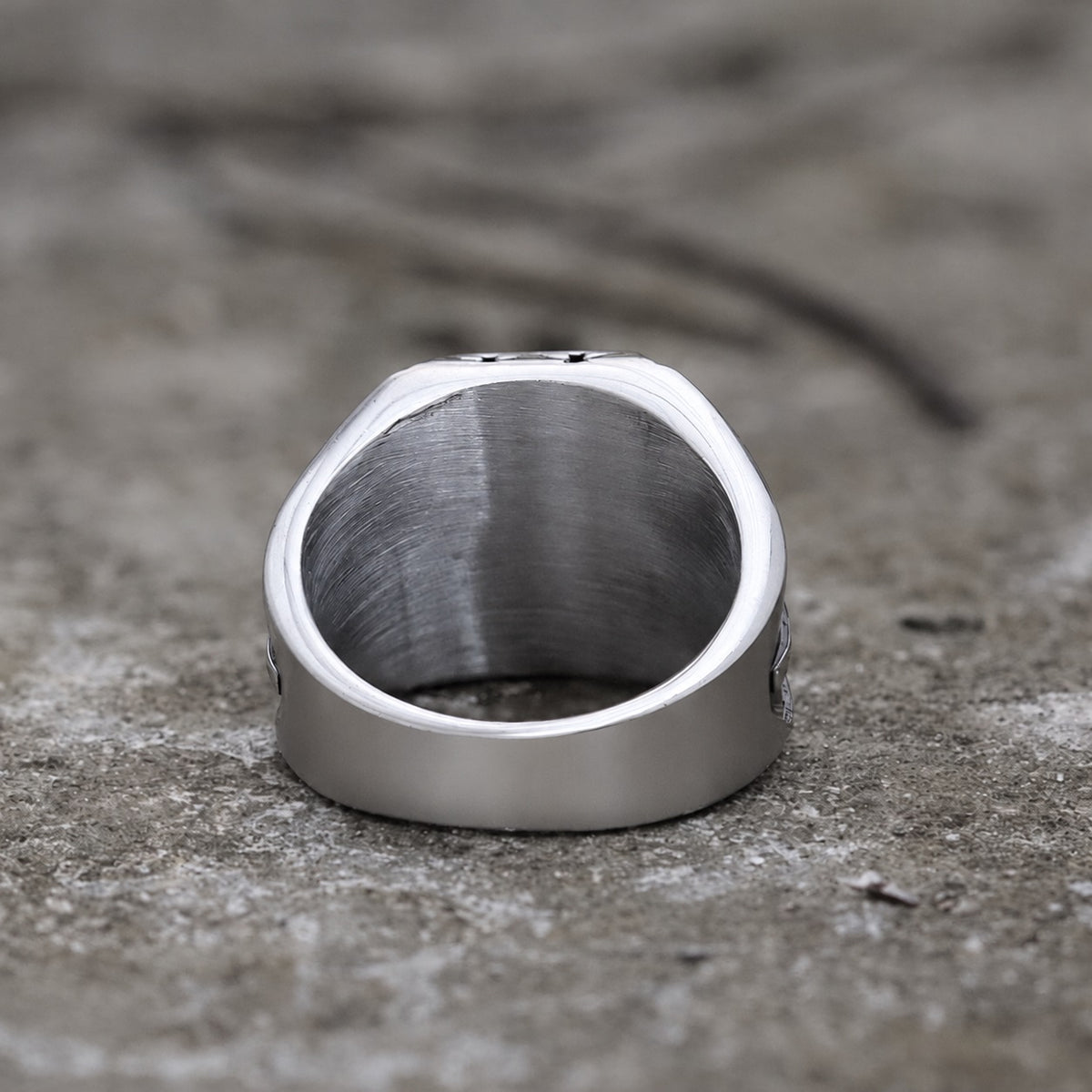 Golden Lion Beast Ring in Stainless Steel