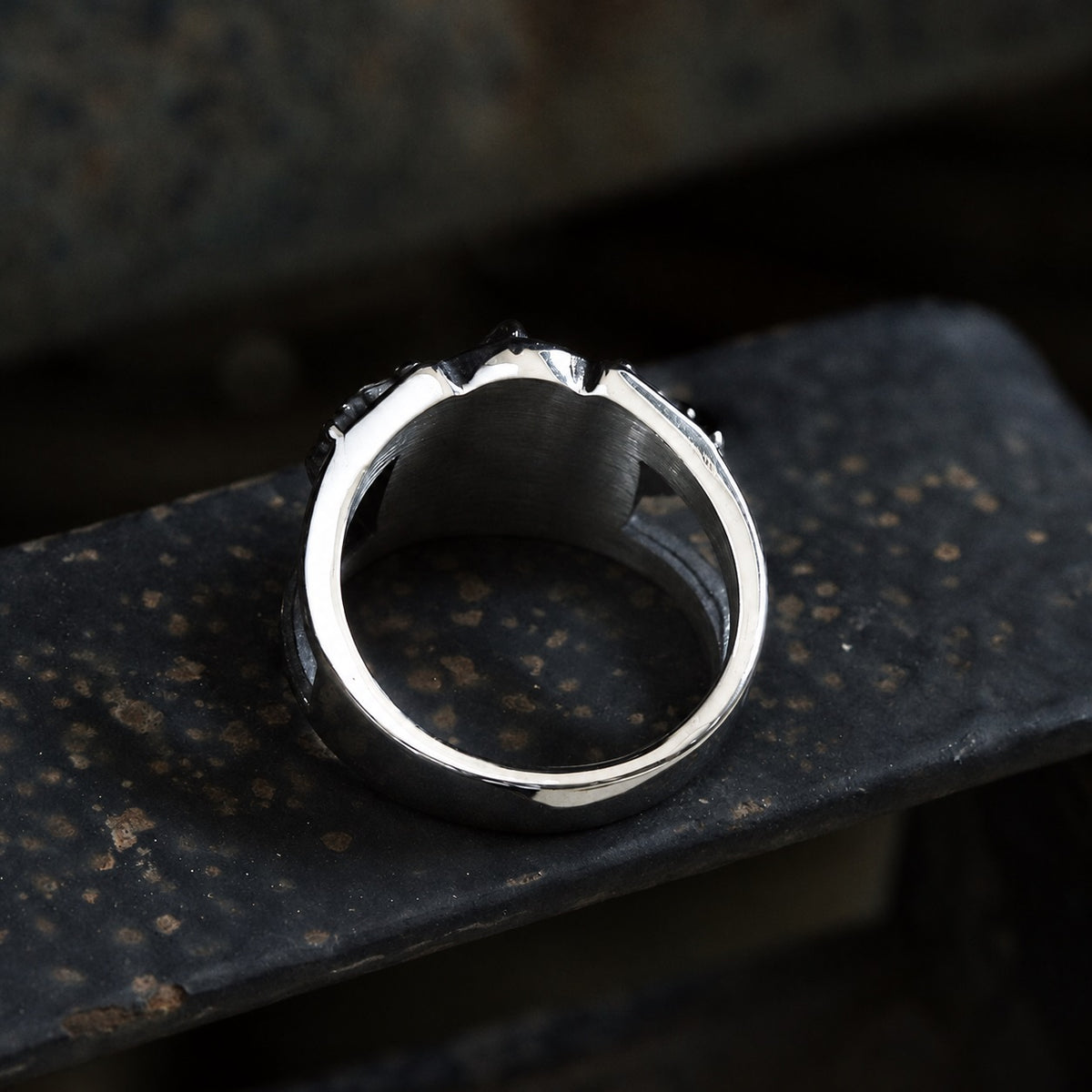 Goshawk Stainless Steel Eagle Ring