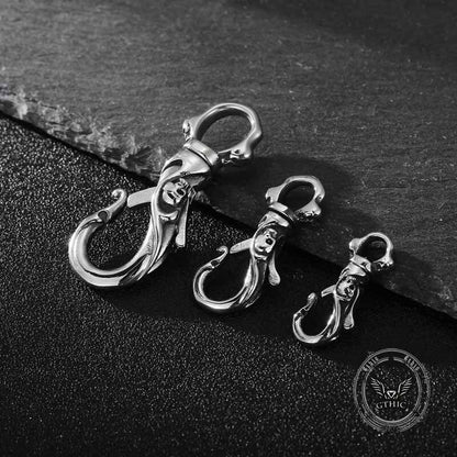 GTHIC Gothic Skull Stainless Steel Clasps