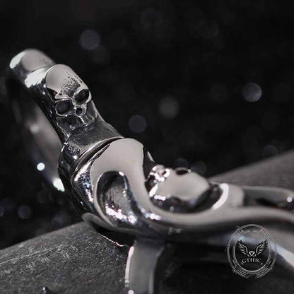 GTHIC Gothic Skull Stainless Steel Clasps