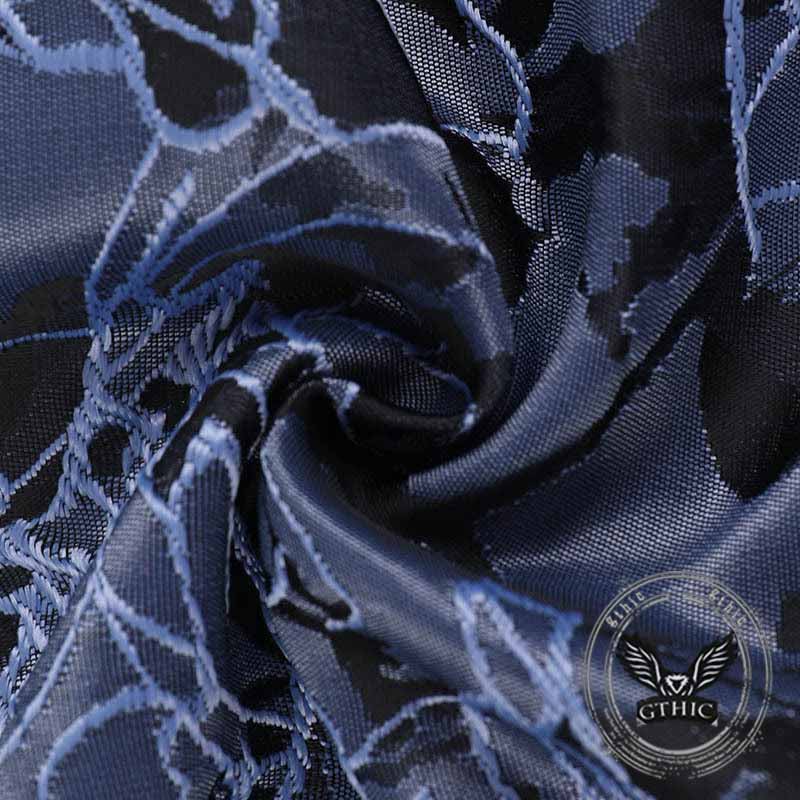 Gothic Two-Tone Jacquard Cover-Up Slip Dress Set