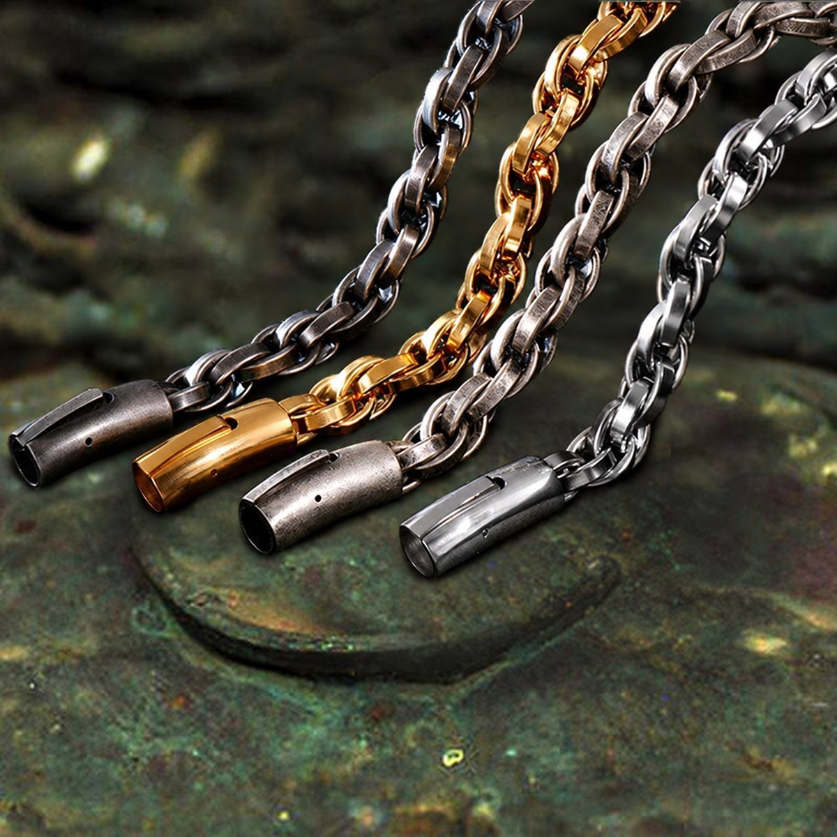 Classic Winding Bracelet in Stainless Steel