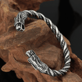 Detailed Dragon Beast Bracelet in Stainless Steel