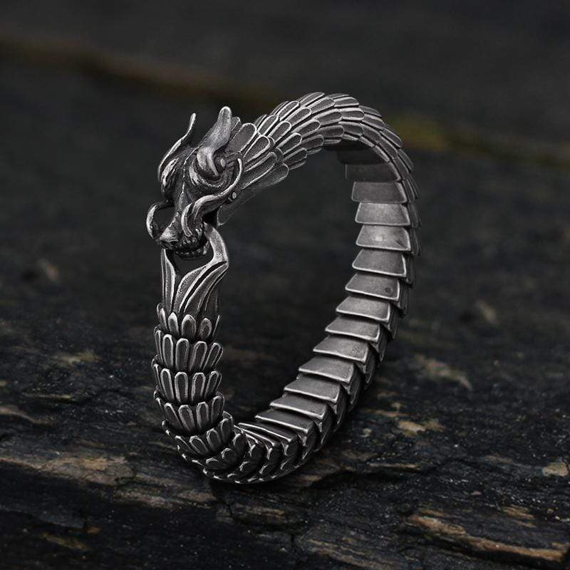 Dragon Scale Bracelet in Stainless Steel