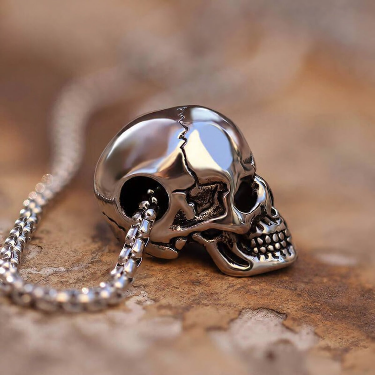 Punk Skull Necklace